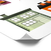 woningen-157869 woningen architectonische gebouwen poster (Hoek)