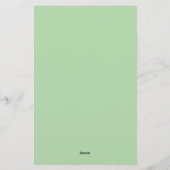 Woningen binnen de kaart, omarmd door olijftakken briefpapier (Achterkant)