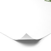 Woningen binnen de kaart, omarmd door olijftakken perfect poster (Hoek)