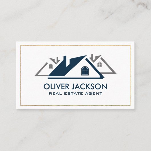 Woningen daken visitekaartje (Voorkant)