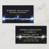 Woningen en professionele elektricien met Sperk Visitekaartje (Voorkant / Achterkant)