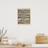 Woningen en zagerijen poster (Keuken)