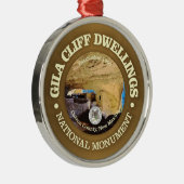 Woningen Gila Cliff (NM) Metalen Ornament (Rechts)