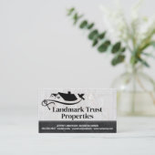 Woningen Huizen Duif en Sleutel | Marmer Visitekaartje (Staand voorkant)