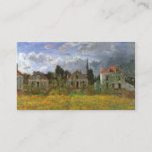 Woningen in Argentinië door Claude Monet Visitekaartje (Achterkant)