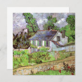 Woningen in Auvers door Vincent van Gogh (Voorkant / Achterkant)