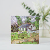 Woningen in Auvers door Vincent van Gogh (Staand voorkant)