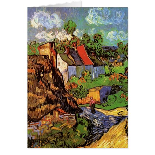 Woningen in Auvers door Vincent van Gogh (Voorkant)