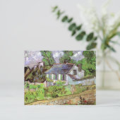 Woningen in Auvers door Vincent van Gogh Briefkaart (Staand voorkant)