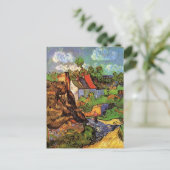 Woningen in Auvers door Vincent van Gogh Briefkaart (Staand voorkant)
