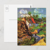 Woningen in Auvers door Vincent van Gogh Briefkaart (Voorkant / Achterkant)