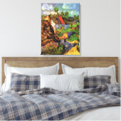 Woningen in Auvers door Vincent van Gogh Canvas Afdruk (Insitu (Slaapkamer))