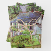 Woningen in Auvers door Vincent van Gogh Inpakpapier Vel (In situ)