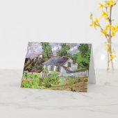 Woningen in Auvers door Vincent van Gogh Kaart (Gele Bloem)