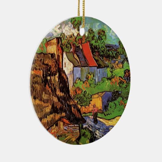 Woningen in Auvers door Vincent van Gogh Keramisch Ornament (Rechts)