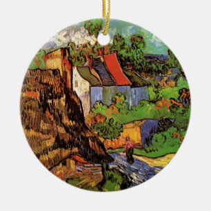 Woningen in Auvers door Vincent van Gogh Keramisch Ornament