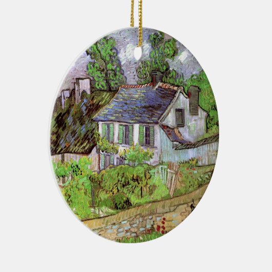 Woningen in Auvers door Vincent van Gogh Keramisch Ornament (Rechts)