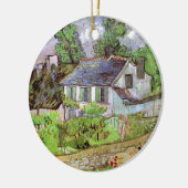 Woningen in Auvers door Vincent van Gogh Keramisch Ornament (Links)