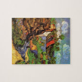 Woningen in Auvers door Vincent van Gogh Legpuzzel (Horizontaal)