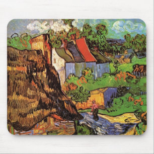 Woningen in Auvers door Vincent van Gogh Muismat