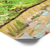 Woningen in Auvers door Vincent van Gogh Poster (Hoek)