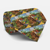 Woningen in Auvers door Vincent van Gogh Stropdas (Opgerold)