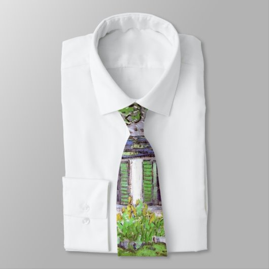 Woningen in Auvers door Vincent van Gogh Stropdas (Gebonden)