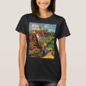 Woningen in Auvers door Vincent van Gogh T-shirt (Voorkant)