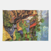 Woningen in Auvers door Vincent van Gogh Theedoek (Horizontaal)