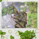 Woningen in Auvers door Vincent van Gogh Theedoek (Gevouwen)