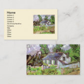 Woningen in Auvers door Vincent van Gogh Visitekaartje (Voorkant / Achterkant)