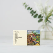 Woningen in Auvers door Vincent van Gogh Visitekaartje (Staand voorkant)