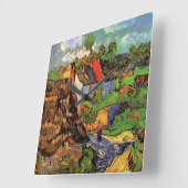 Woningen in Auvers, fijne kunst van Vincent van Go Vierkante Klok (Hoek)