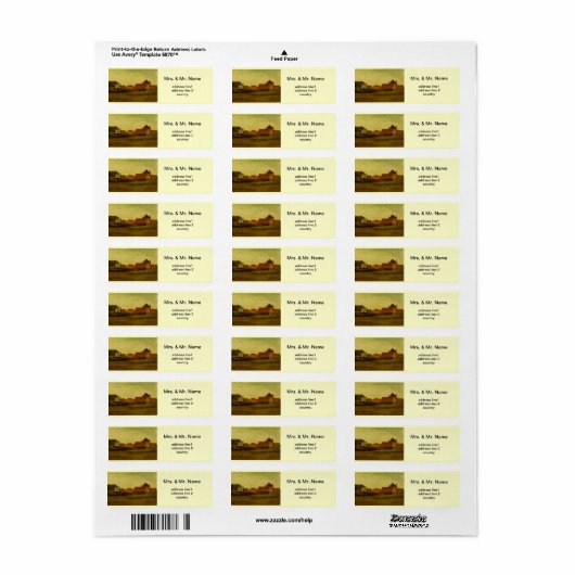 Woningen in Loosduinen bij Den Haag... Etiket (Full Sheet)