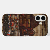 Woningen met wasgoed van Egon Schiele Case-Mate iPhone Case (Achterkant (horizontaal))
