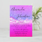 Woningen van Aloha Pink Ombre Kaart (Staand voorkant)