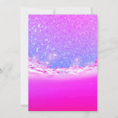 Woningen van Aloha Pink Ombre Kaart (Achterkant)