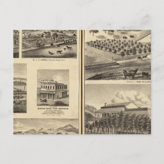Woningen van Frank McElarney, HF Gerkhardt Briefkaart (Voorkant)