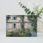 woningen van Manet, adreswijziging Kaart (Staand voorkant)