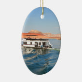 Woningen voor de boerenindustrie, meer van Powell, Keramisch Ornament (Rechts)