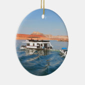 Woningen voor de boerenindustrie, meer van Powell, Keramisch Ornament (Rechts)