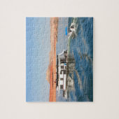 Woningen voor de boerenindustrie, meer van Powell, Legpuzzel (Verticaal)