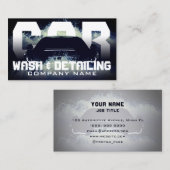 Woninggolven voor auto's visitekaartje (Voorkant / Achterkant)