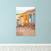 Woninghuizen, Trinidad, Cuba Canvas Afdruk (Insitu (Houten vloer))