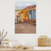 Woninghuizen, Trinidad, Cuba Poster (Keuken)