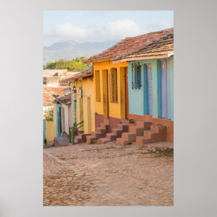 Woninghuizen, Trinidad, Cuba Poster