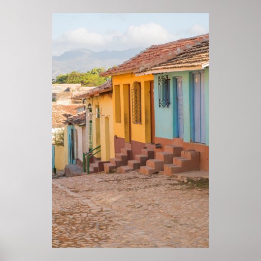 Woninghuizen, Trinidad, Cuba Poster (Voorkant)