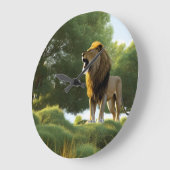 Woningleien in Oerwoud Realistisch kunstwerk voor Grote Klok (Hoek)