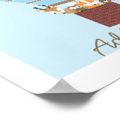 Woningluchtballondierlijk Poster (Hoek)