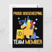 Woningopslagteam voor dakbedekking briefkaart (Voorkant / Achterkant)